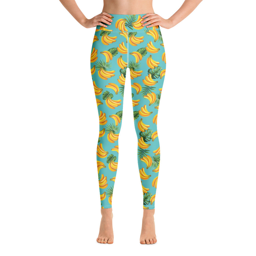 Women's Tropical Banana Yoga Leggings