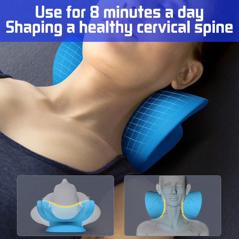 Cervical Neck Stretcher and Massage Pillow