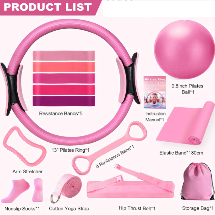 13-Piece Yoga and Pilates Set