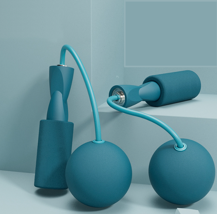 Cordless Dual-Use Skipping Rope for Home Fitness