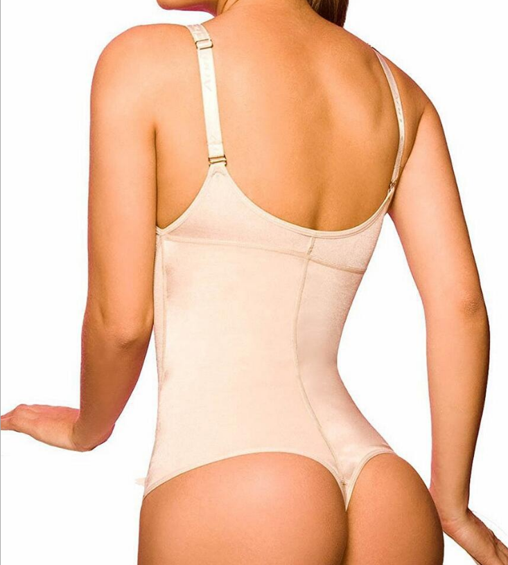 Zip-Front Shapewear Bodysuit