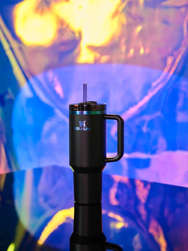 Insulated Stainless Steel Tumbler with Straw