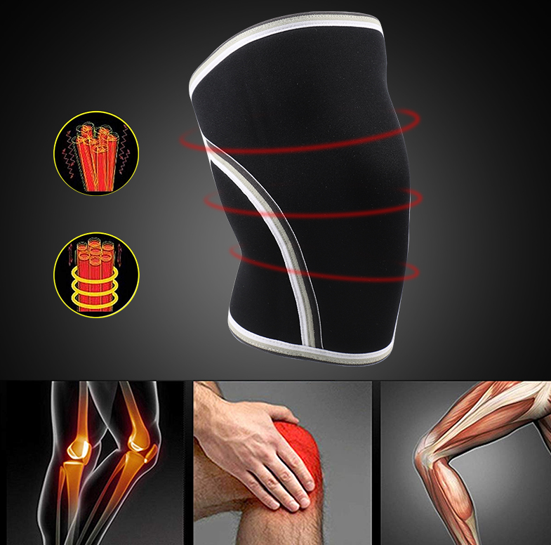 7 mm Neoprene Weightlifting Knee Sleeves