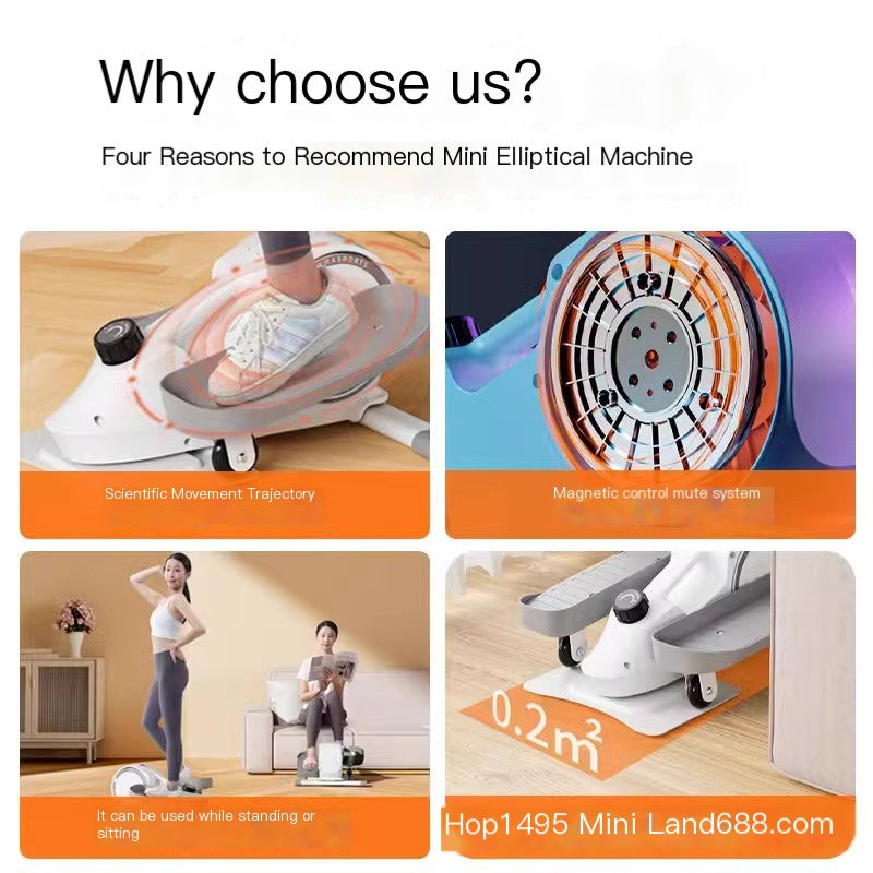 Compact Home Stepper and Mini Elliptical