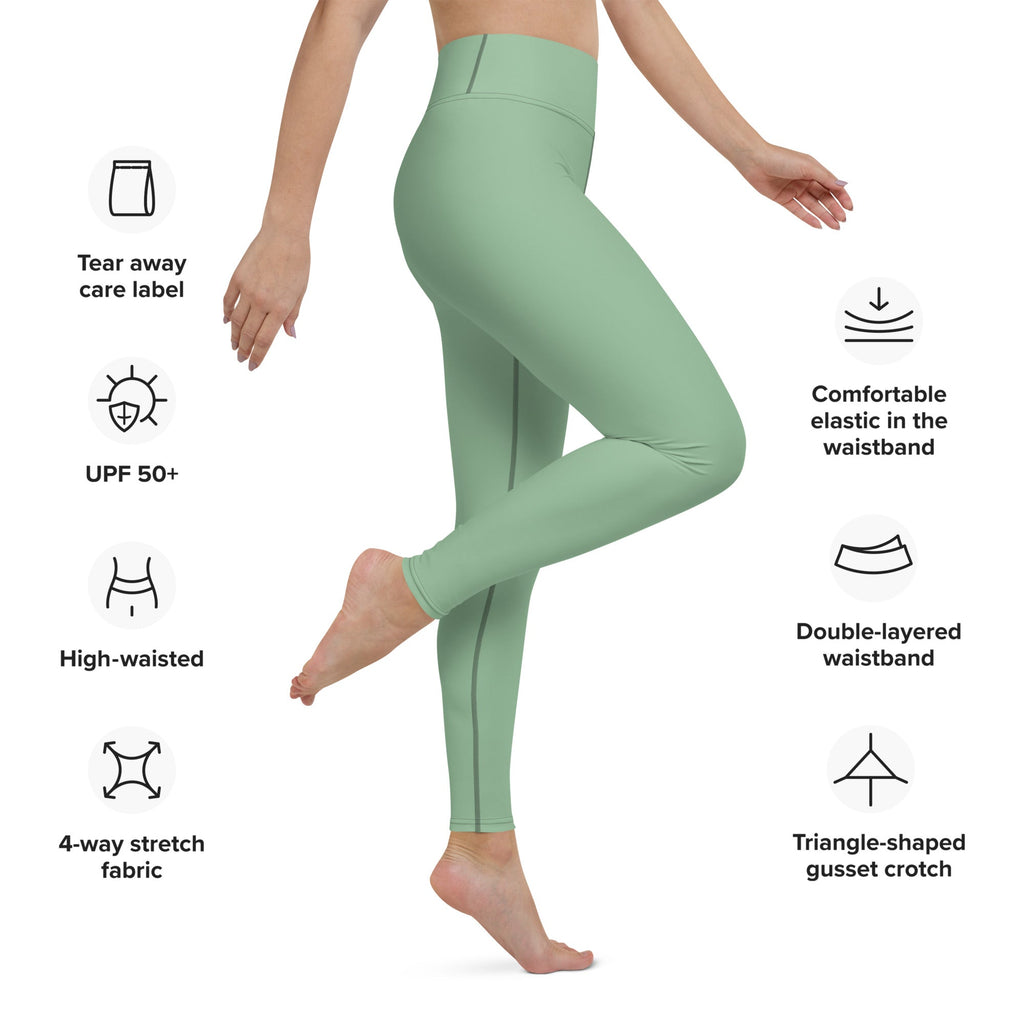 Women's Tropical Dark Seas Yoga Leggings
