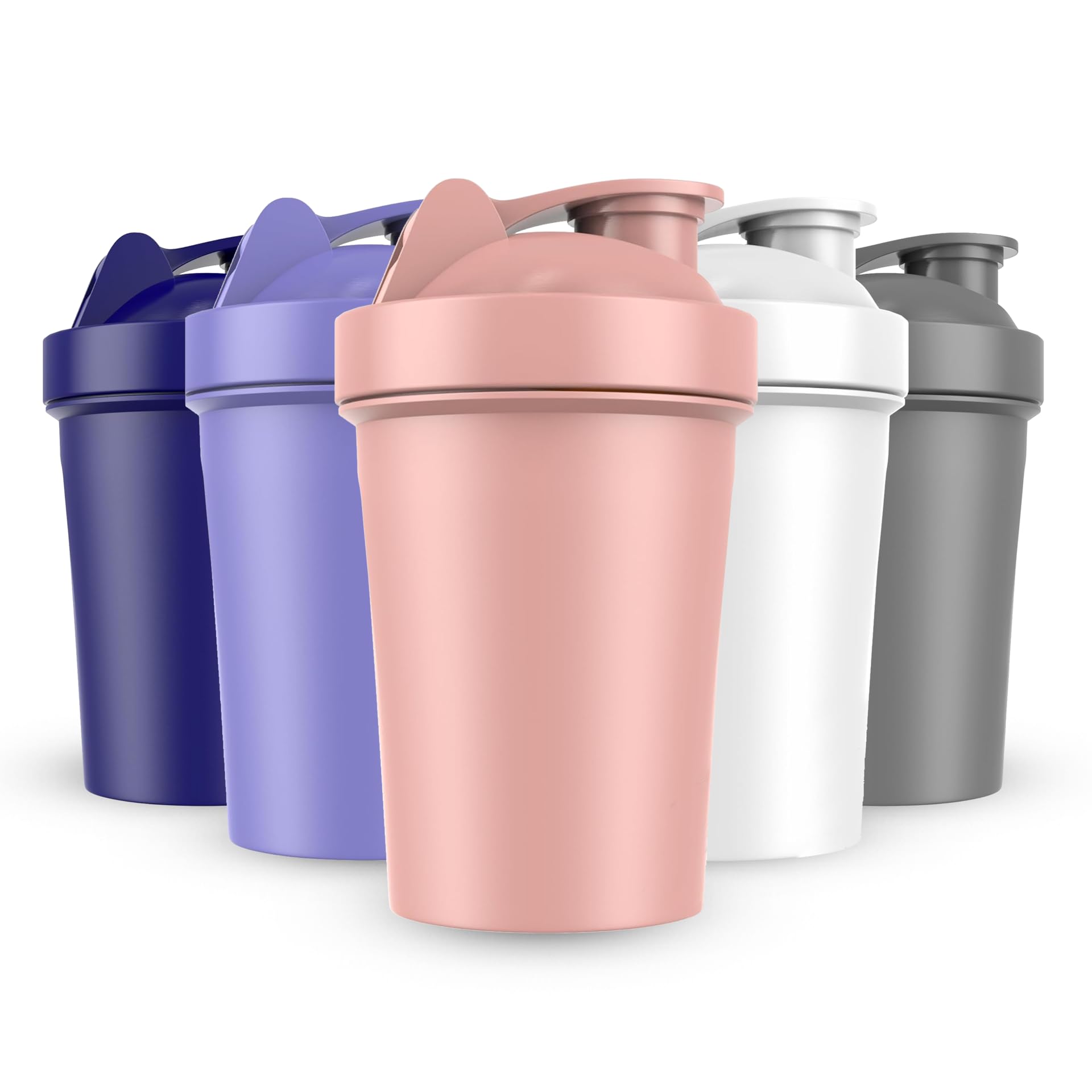 5 Pack Protein Shaker Bottles
